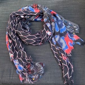 huge Kenzo Paris scarf SILK!